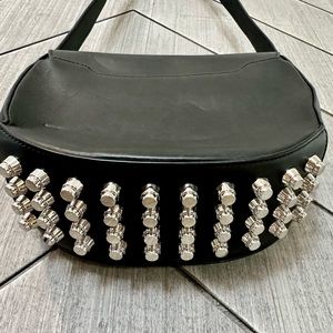 Alexander Wang Lia Black Smooth Fine Shiny Calif